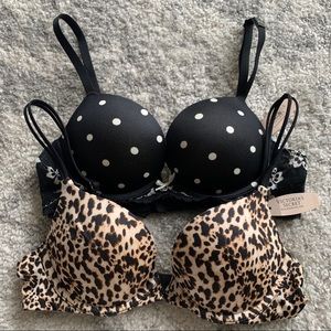 Victoria’s Secret - set of (2) 32B Pushup Bras
